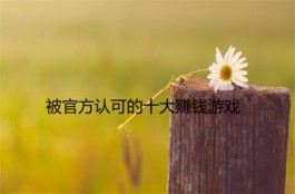 被官方认可的十大赚钱游戏，在这些平台玩游戏挣钱是没有任何广告打扰