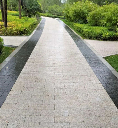 秋雨散步在远处